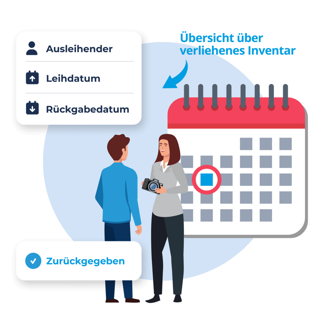 Inventarisierungssoftware Verleihfunktion Transparente Verleihverwaltung