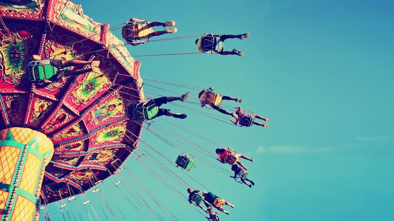 Event Ticketing für Freizeitparks und Zoos Bild von einem Riesenrad