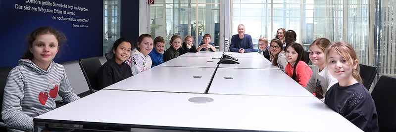 Die Strietwaldschule zu Besuch bei PASS