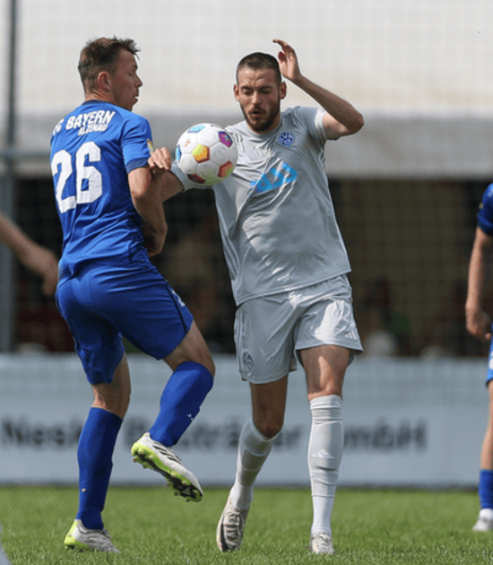 Michael Gorbunow in action during a soccer game. 