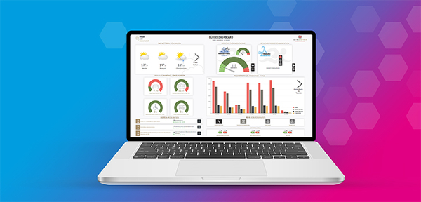 Das Bild zeigt das Dashboard der Stadt Mühlhausen im Web.