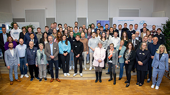 Presentation ceremony for the Germany Scholarship at Aschaffenburg University of Applied Sciences