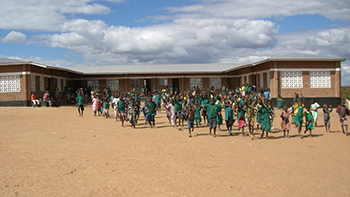 Example of a finished school building Example of a finished school building