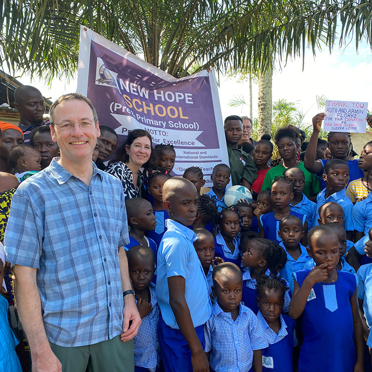 School construction project in Freetown