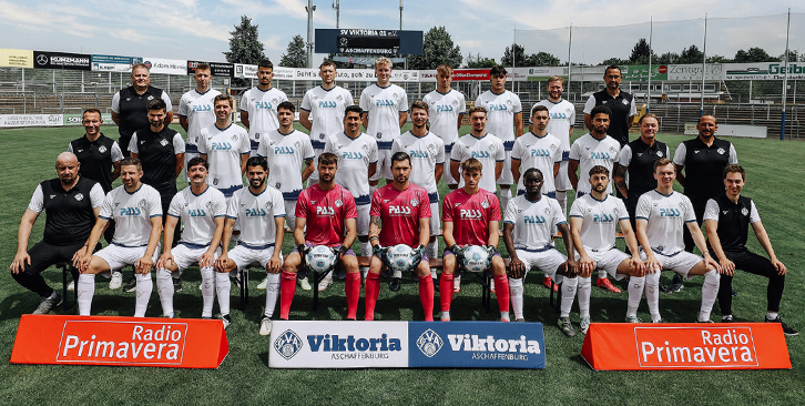 Das Teamfoto von Viktoria Aschaffenburg in der Saison 2024/25.